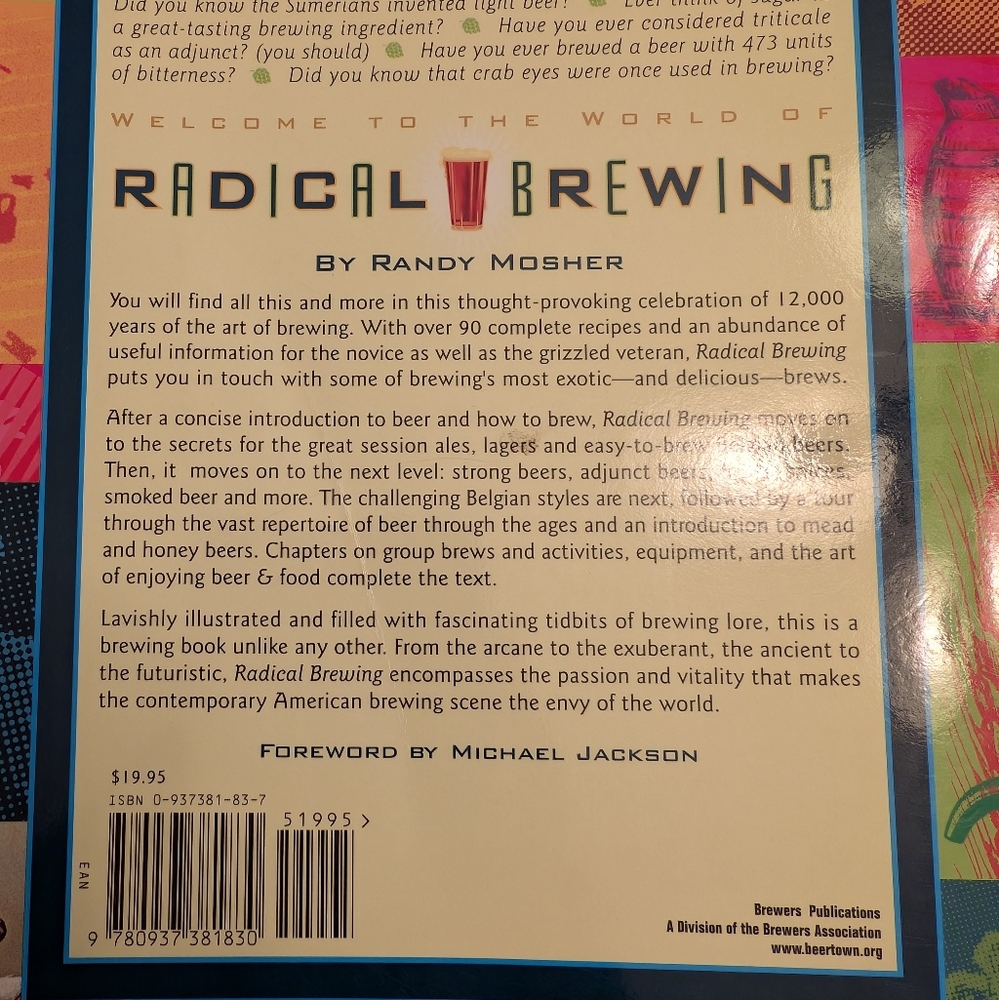New Book 'Radical Brewing' By Randy Mosher - Picture 3 of 7